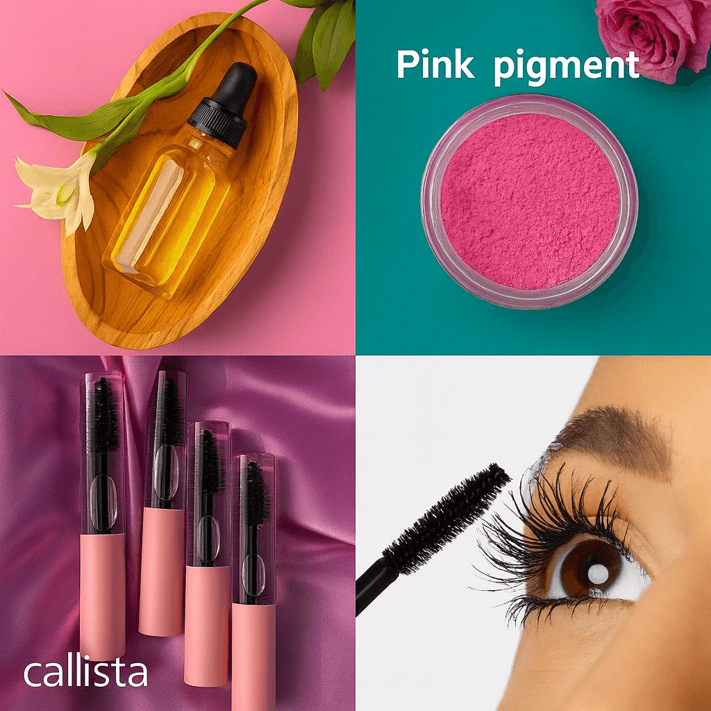 Aplicação de cosmético natural nos olhos